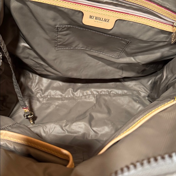 MZ Wallace Large Sutton Travel Bag – Sable Pearl Metallic – Discontinued Color - Picture 8 of 13